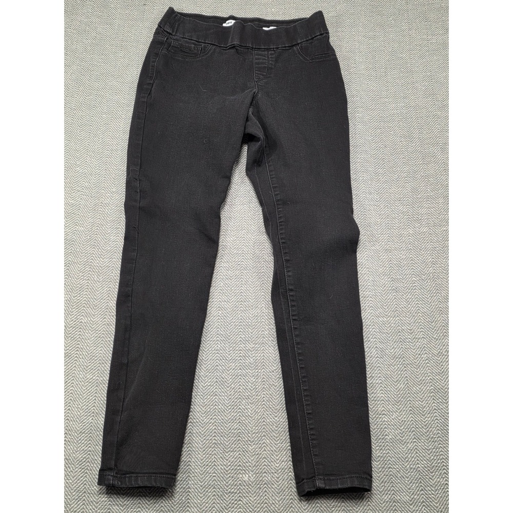 Nine West Jeans Heidi Pull On Skinny Jeans Black Women's Size 4